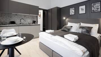 Economy Apartment | 1 bedroom, soundproofing, iron/ironing board, free WiFi