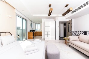 Deluxe penthouse | Een minibar, gratis wifi