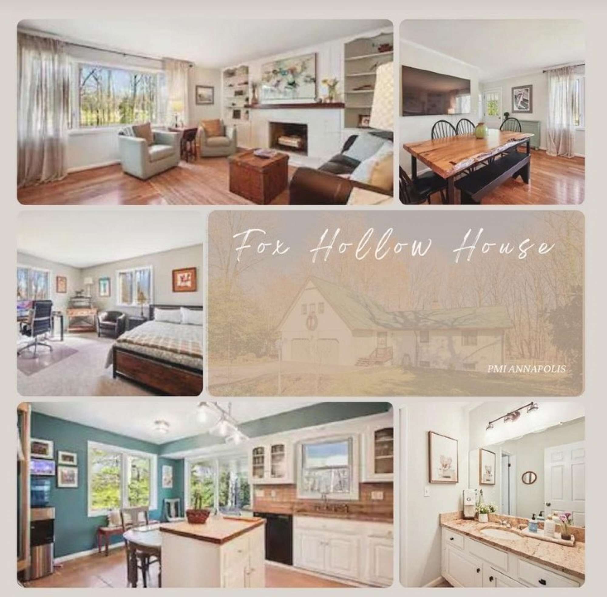 Fox Hollow House- The perfect Annapolis Getaway