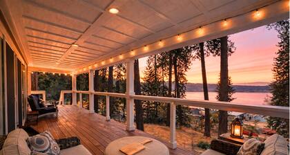 Peaceful Lake Coeur d'Alene Retreat w/ Covered Deck & Lake Access