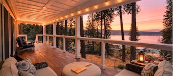 Peaceful Lake Coeur d'Alene Retreat w/ Covered Deck & Lake Access