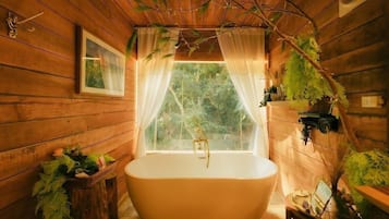 Villa, Non Smoking, River View | Deep soaking bathtub