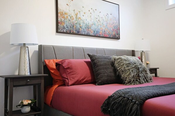 1 makuuhuone, silitysrauta/-lauta, ilmainen Wi-Fi, vuodevaatteet