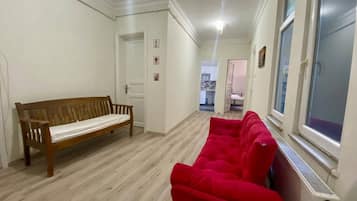 Basic Shared Dormitory, City View | Living area