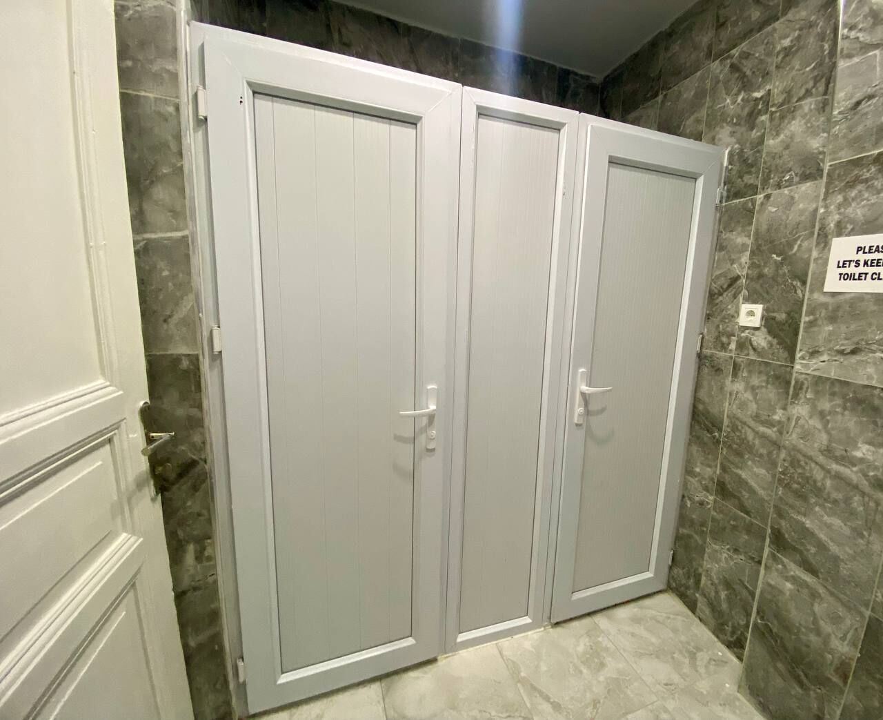 Basic Shared Dormitory, City View | Bathroom | Shower, towels