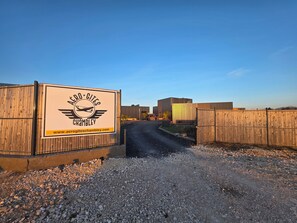 Overnatningsstedets område