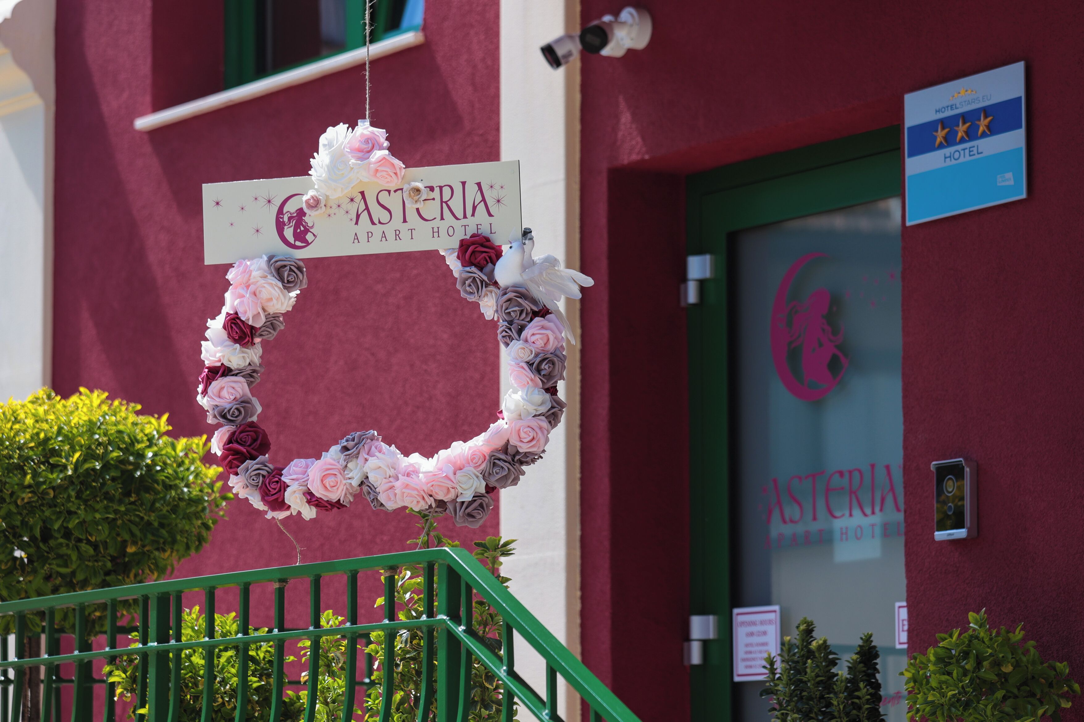 Façade de l’hébergement