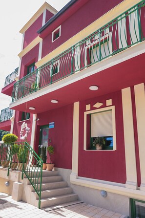 Fassade der Unterkunft