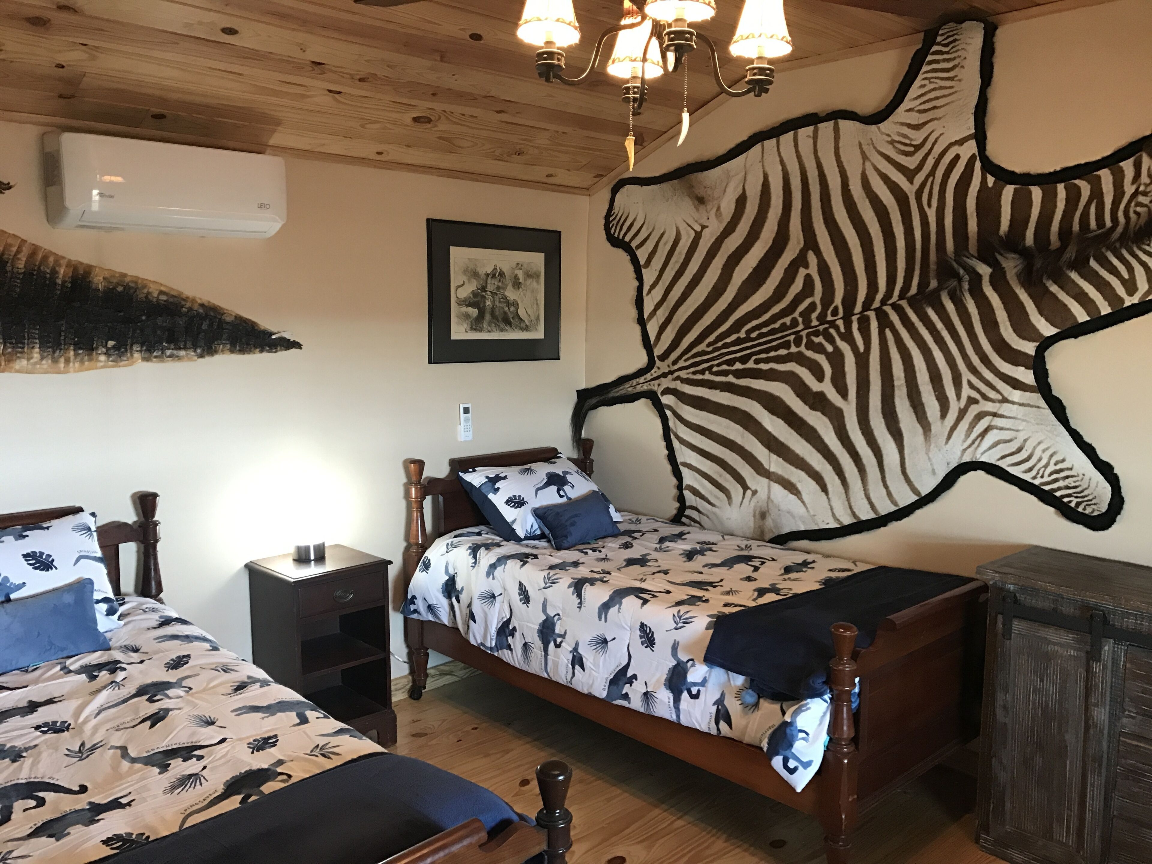 Two bedroom, two bathroom house on an African cattle farm on the Alabama River. 