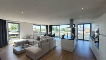 Smart-tv, videospil, dvd-afspiller, videobibliotek