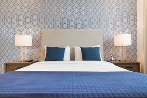 2 bedrooms, iron/ironing board, travel cot, WiFi