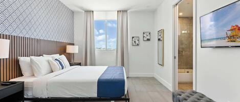 2 habitaciones, tabla de planchar con plancha, cuna de viaje y wifi