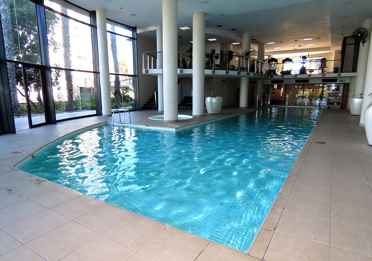Indoor pool, a heated pool