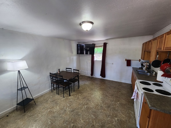 Microwave, oven, stovetop, paper towels