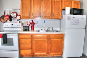 Microwave, oven, stovetop