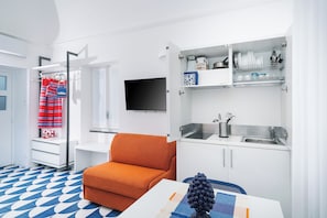 Departamento Deluxe | Cocina privada | Tetera eléctrica