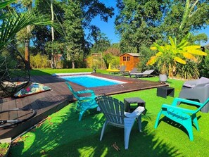 Una piscina riscaldata