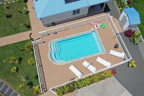 Outdoor pool - Villa Ferry, Terrasse de Vinty. Sainte Rose (Sainte-Rose)