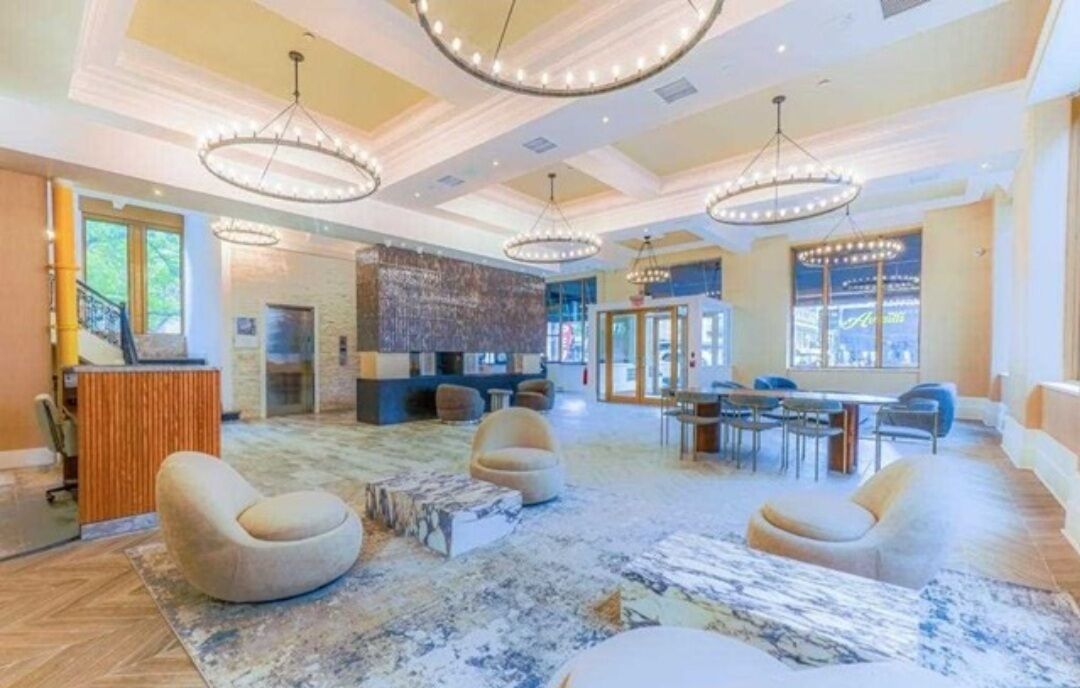 Lobby sitting area