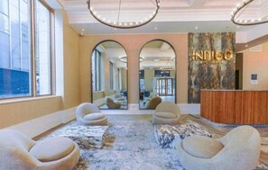 Sala de estar en el lobby