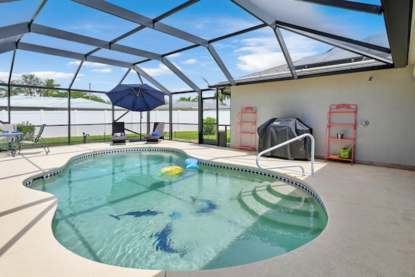 Beheizter Pool