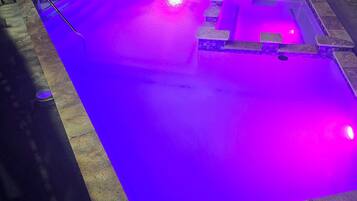 Outdoor pool, open 8:00 AM to 10:00 AM, pool umbrellas