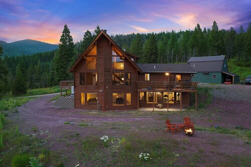 Luxury MT Ranch - 33ac - Trails - Views - Skiing - National Parks