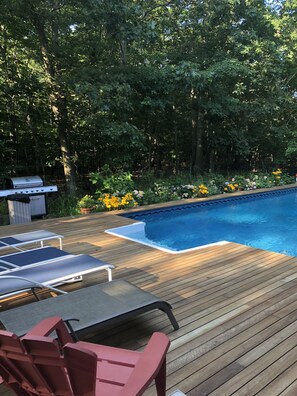 Pool - Terrific 4 bedroom house in East Hampton with AC, WiFi-  share (East Hampton)