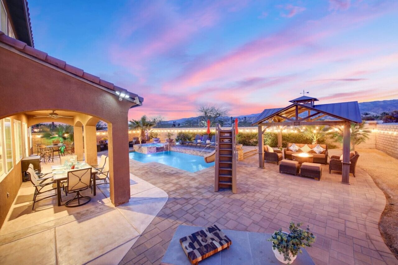 Et oppvarmet basseng