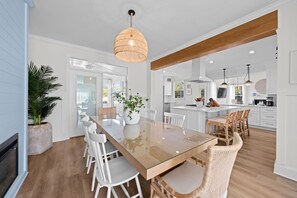 Dining - Luxury 5BR • Sleeps 14 • Pool • Hot Tub • 2mi to Beach (Wilmington)