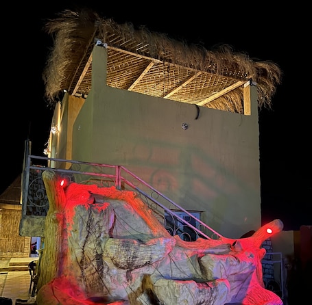 Unterkunftsgelände. Bawiti bahariya oasis Giza Egypt