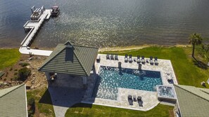 Outdoor pool - Luxury Lakefront Retreat Private Dock & Stunning Views! (Chapin)