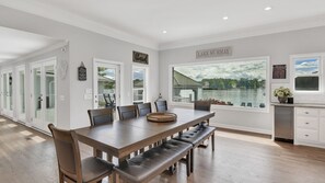 Dining - Luxury Lakefront Retreat Private Dock & Stunning Views! (Chapin)