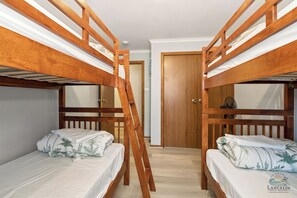 4 habitaciones y ropa de cama 