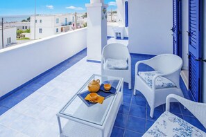 Standard Penthouse, Multiple Bedrooms (Penthouse Azzurra Sea View Near Beach) | Terrace/patio - Penthouse Azzurra Sea View Near Beach (Morciano di Leuca)