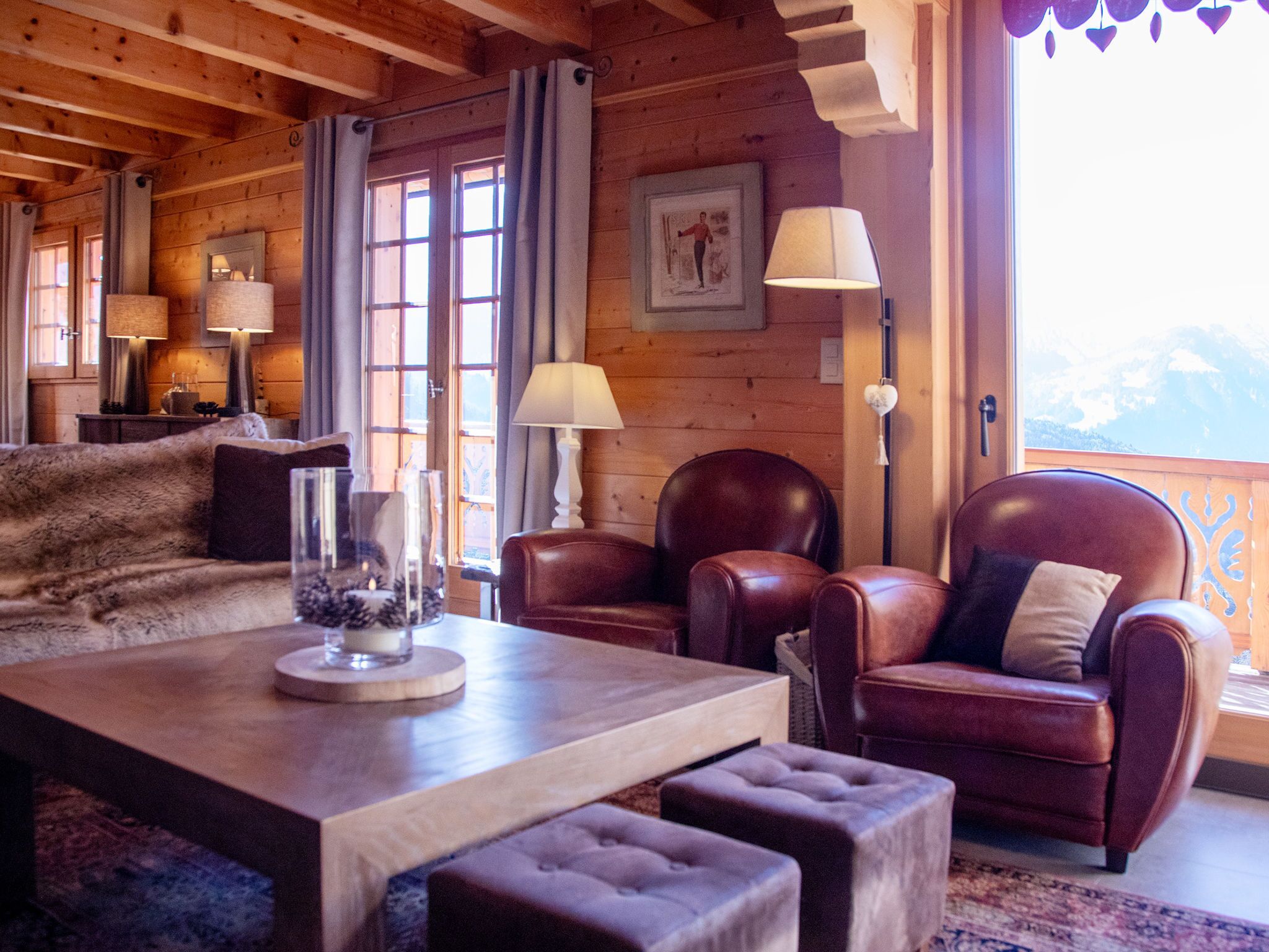 Télévision, cheminée