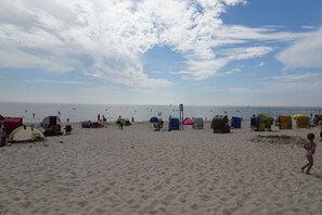 Vlak bij het strand