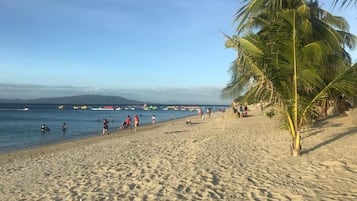 On the beach