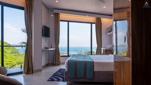 Chambre Premium, balcon, vue mer | Literie de qualité supérieure, bureau, chambres insonorisées