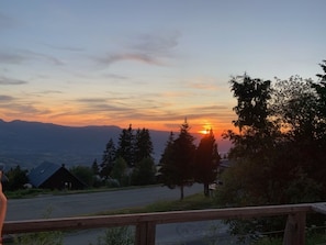 Vue depuis l’hébergement
