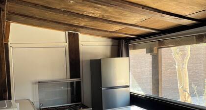 Mobil-home avec grand jardin privé