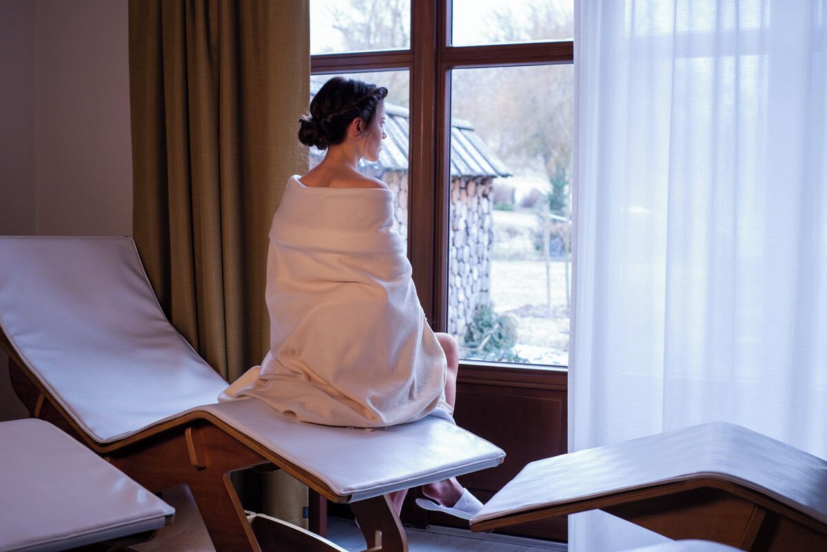 Sauna, hot tub, steam room, Turkish bath, body treatments