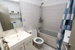 Shower, hair dryer