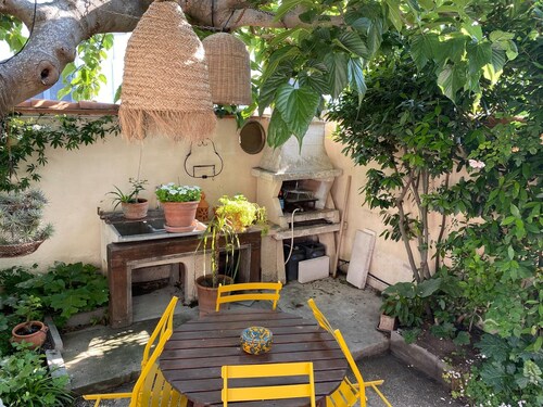 Villa Blumenviertel 5 Gehminuten von den Stränden entfernt à Canet En Roussillon
