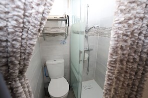 Shower, hair dryer