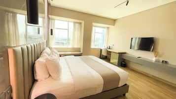 Deluxe-Zimmer | Hochwertige Bettwaren, Daunenbettdecken