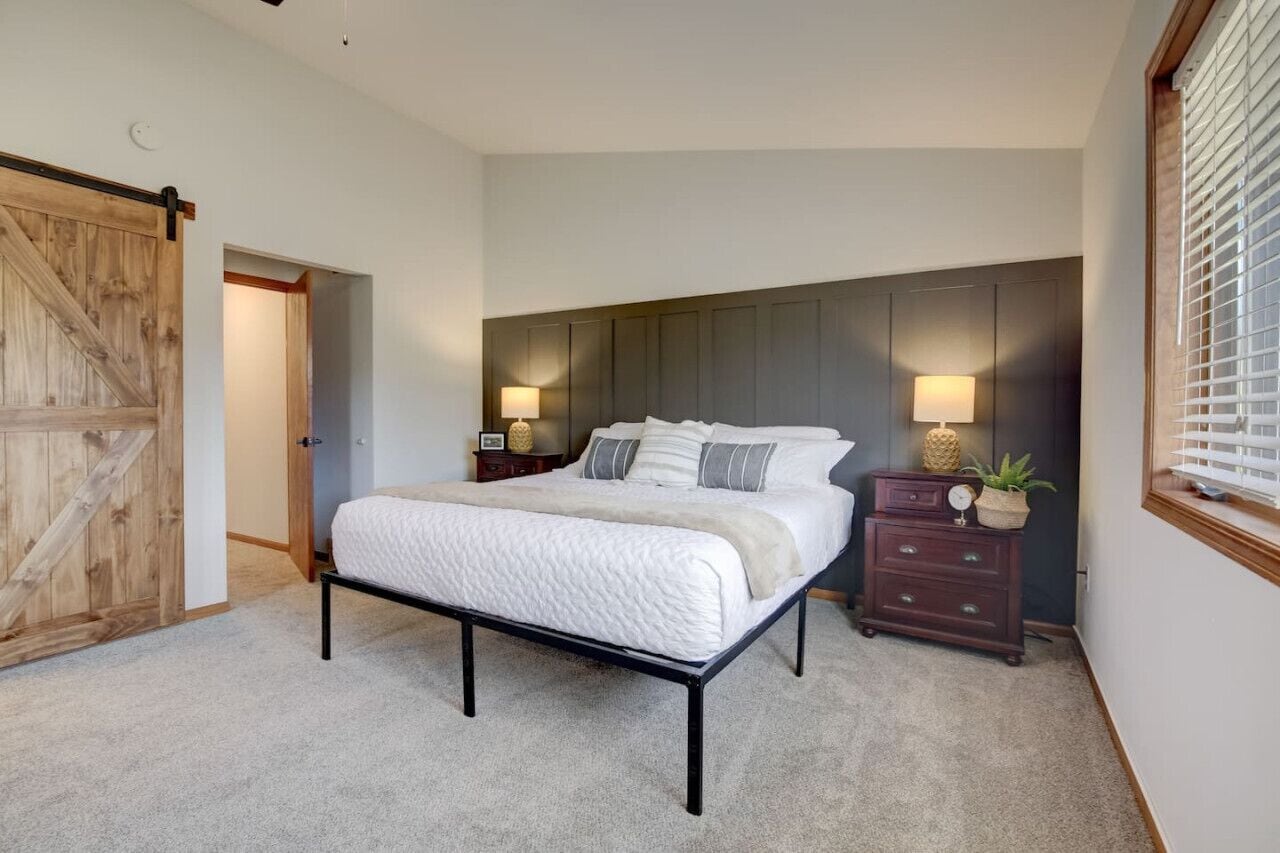 2 habitaciones, tabla de planchar con plancha y wifi gratis 