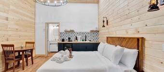 Vaulted Pine Pocono Modern | Firepits | Pickleball