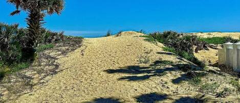 Accommodatie ligt op het strand