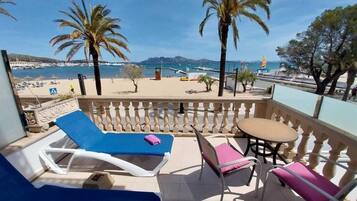 Panoramic Apartment, 1 Bedroom, Terrace, Beach View | Terrace/patio
